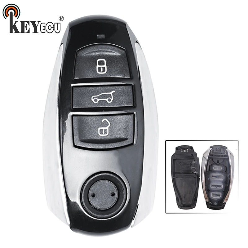 KEYECU 30x for Volkswagen V*w T*ouareg Replacement 3 Button Smart Remote Car Key Shell Case Fob With Uncut Blade only shell
KEYECU 30x for Volkswagen V*w T*ouareg Replacement 3 Button Smart Remote Car Key Shell Case Fob With Uncut Blade only shell