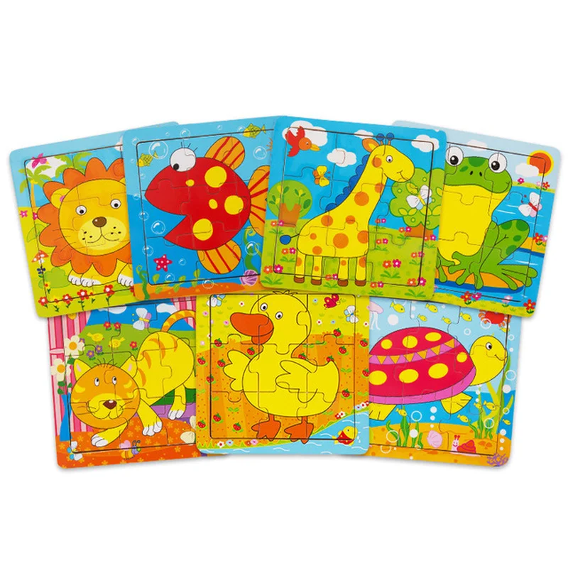 New Animal Wooden Puzzle Bottom Frame with Bottom Picture Children 9 Piece Puzzle Kindergarten Baby Educational Toys
New Animal Wooden Puzzle Bottom Frame with Bottom Picture Children 9 Piece Puzzle Kindergarten Baby Educational Toys