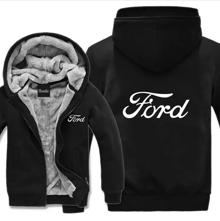 Men's Fashion Ford Hoodie Loose Hooded Zip Jacket Jacket Ford Long Sleeve Thick Jacket
Men's Fashion Ford Hoodie Loose Hooded Zip Jacket Jacket Ford Long Sleeve Thick Jacket