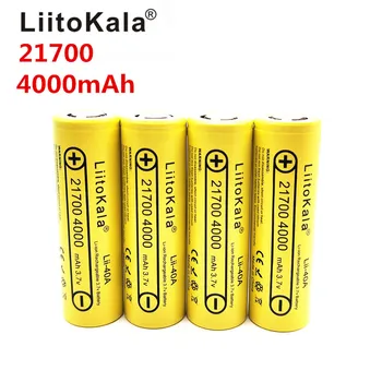 4PCS Liitokala 21700 li-lon battery 4000mAh 3.7V 15A power 5C Rate Discharge ternary lithium battery Electric car battery
4PCS Liitokala 21700 li-lon battery 4000mAh 3.7V 15A power 5C Rate Discharge ternary lithium battery Electric car battery