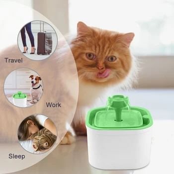 Round Nozzle UV Sterilize Power-off Protection Drink Fountain Dispenser Pet Drinker Bowl 2.4L Automatic Pet Cat Water Fountain
Round Nozzle UV Sterilize Power-off Protection Drink Fountain Dispenser Pet Drinker Bowl 2.4L Automatic Pet Cat Water Fountain