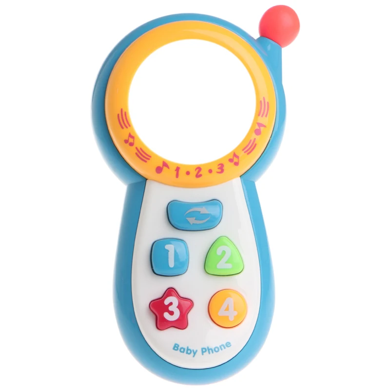 Hot Sale Baby Kids Learning Study Musical Sound Cell Phone Educational Mobile Toy Phone