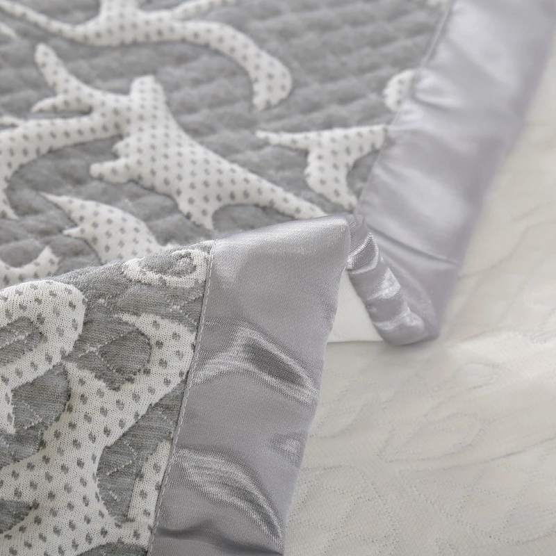 Waliicorners Luxury Knitted Cotton 3 Pieces Bedspread Comforter Set King Queen Size Bed Cover Set Mattress Topper Blanket With Pillowcases 40 HTB1e68baRCw3KVjSZR0q6zcUpXam