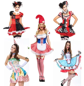 Newest 14 Styles Sexy Fantasias Femininas Halloween Women Classic Adult Harley Quinn Cosplay Costume Harley Quinn Dress
Newest 14 Styles Sexy Fantasias Femininas Halloween Women Classic Adult Harley Quinn Cosplay Costume Harley Quinn Dress