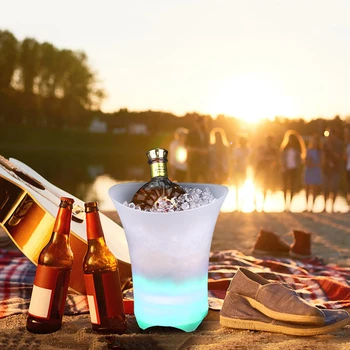 Bluetooth Wireless Speakers Audio Ice Bucket Gradient Luminous Plastic Champagne Drink Bucket Family Wedding Party Music Player
Bluetooth Wireless Speakers Audio Ice Bucket Gradient Luminous Plastic Champagne Drink Bucket Family Wedding Party Music Player