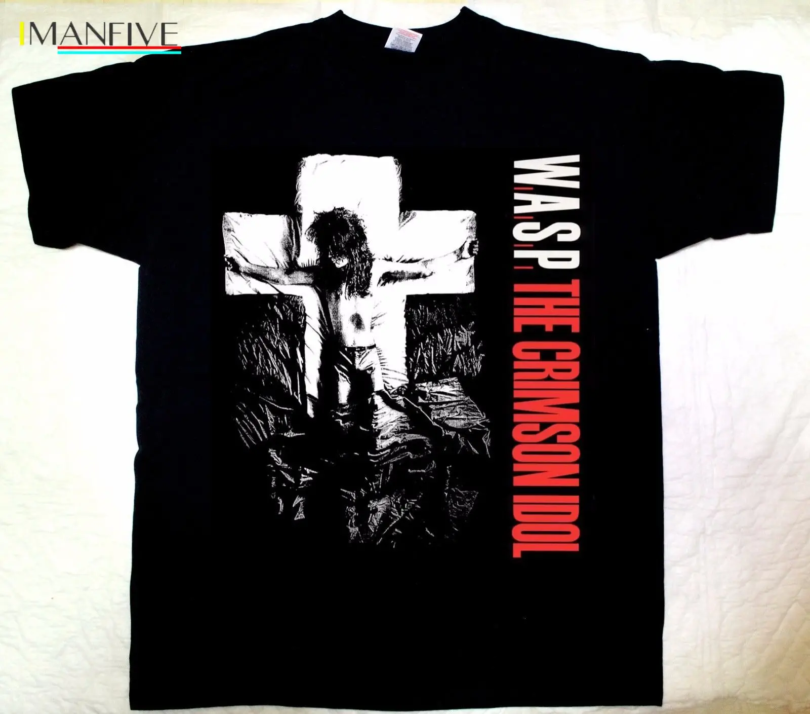 W.A.S.P. CRIMSON IDOL'92 HEAVY METAL BAND WASP TWISTED SISTER NEW BLACK T-SHIRT 2019 Hot Sale New Men'S T Shirt
W.A.S.P. CRIMSON IDOL'92 HEAVY METAL BAND WASP TWISTED SISTER NEW BLACK T-SHIRT 2019 Hot Sale New Men'S T Shirt