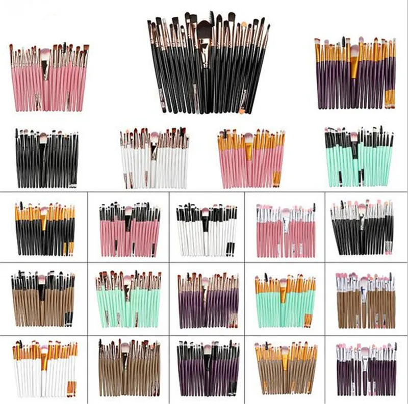 New 50set 20Pcs set Professional Makeup Brushes Set Powder Foundation Eyeshadow Make Up Brushes Cosmetics Soft Synthetic Hair
New 50set 20Pcs set Professional Makeup Brushes Set Powder Foundation Eyeshadow Make Up Brushes Cosmetics Soft Synthetic Hair