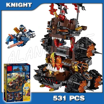 531pcs New Knights General Magmar's Siege Machine of Doom 10518 building blocks toys Nexus Compatible with Lago
531pcs New Knights General Magmar's Siege Machine of Doom 10518 building blocks toys Nexus Compatible with Lago