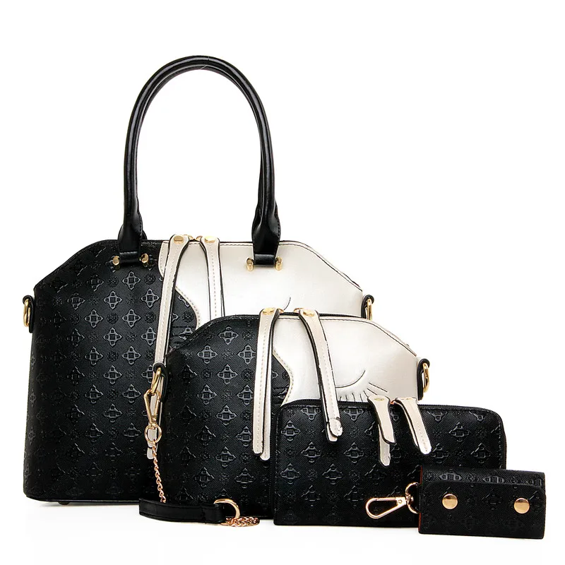 4 pcs/set Women Bag Pressed Composite Bag Girl Face Women Messenger Bags Shoulder Bag PU Leather Women Handbags AWM42
4 pcs/set Women Bag Pressed Composite Bag Girl Face Women Messenger Bags Shoulder Bag PU Leather Women Handbags AWM42