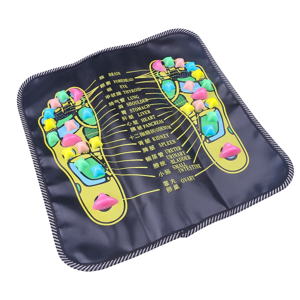 1 pcs Acupuncture Cobblestone Colorful Feet Reflexology Walk Stone Square Relief Walk Massager Mat Health Care Acupressure Mat
1 pcs Acupuncture Cobblestone Colorful Feet Reflexology Walk Stone Square Relief Walk Massager Mat Health Care Acupressure Mat