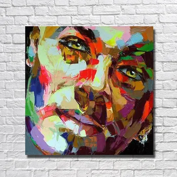 Decorative Canvas Painting Living Room Wall Decor Cheap Modern Canvas Art Hand made Face Painting Hot Sale No framed
Decorative Canvas Painting Living Room Wall Decor Cheap Modern Canvas Art Hand made Face Painting Hot Sale No framed