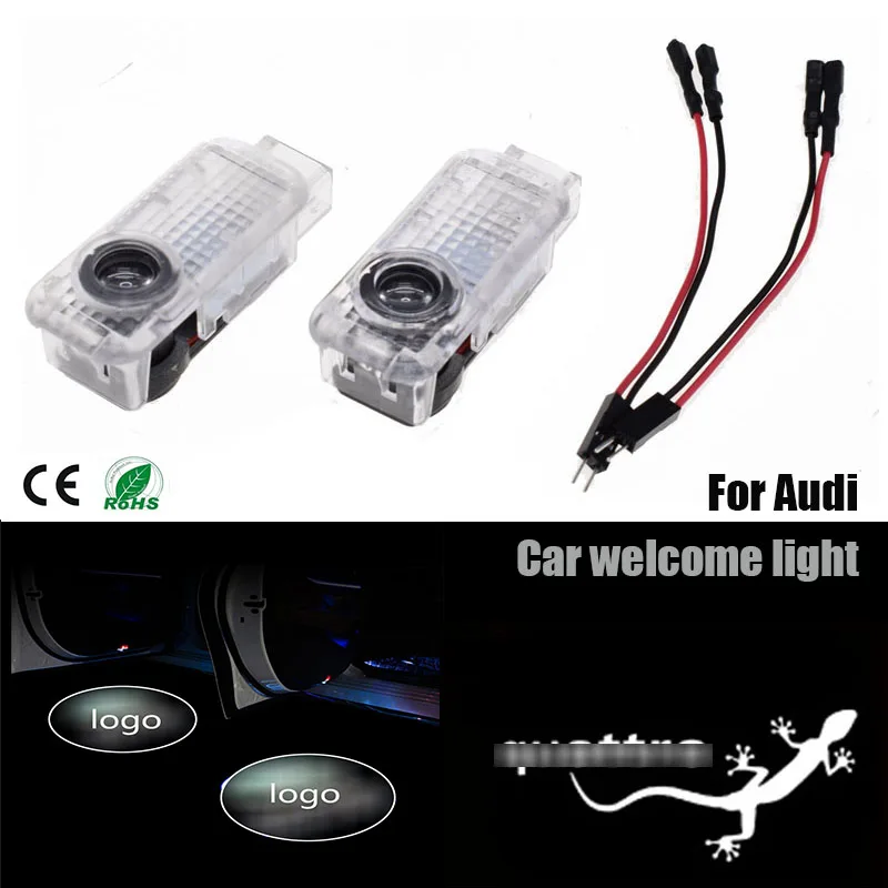 2 pcs logo de voiture а LED Lumiиre PourAudi Sline Quattro a3 a4a5 a6 Porte Fantфme Ombre Lumiиre de Projecteur de Laser Emblиme
2 pcs logo de voiture а LED Lumiиre PourAudi Sline Quattro a3 a4a5 a6 Porte Fantфme Ombre Lumiиre de Projecteur de Laser Emblиme