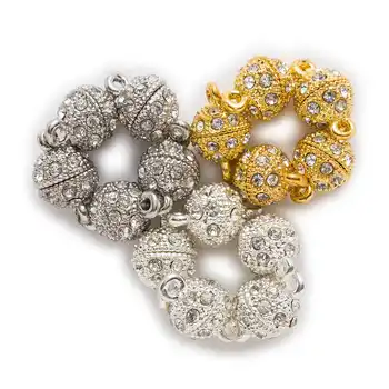 2 Sets Round Rhinestone Magnetic Clasps Findings For Women DIY Bracelets & Bangles Jewelry Making Connectors Accessories 14x8mm
2 Sets Round Rhinestone Magnetic Clasps Findings For Women DIY Bracelets & Bangles Jewelry Making Connectors Accessories 14x8mm