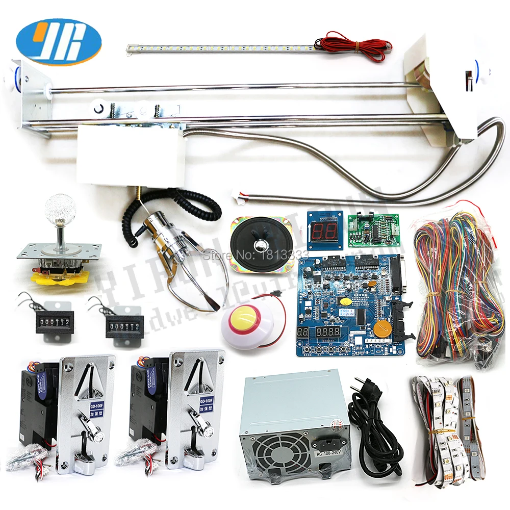 Claw Game Vending Machine DIY Kit Toy Crane Machine Kit 71MM Gantry With Game Board Joystick Buttons Power Supply LED Light
Claw Game Vending Machine DIY Kit Toy Crane Machine Kit 71MM Gantry With Game Board Joystick Buttons Power Supply LED Light
