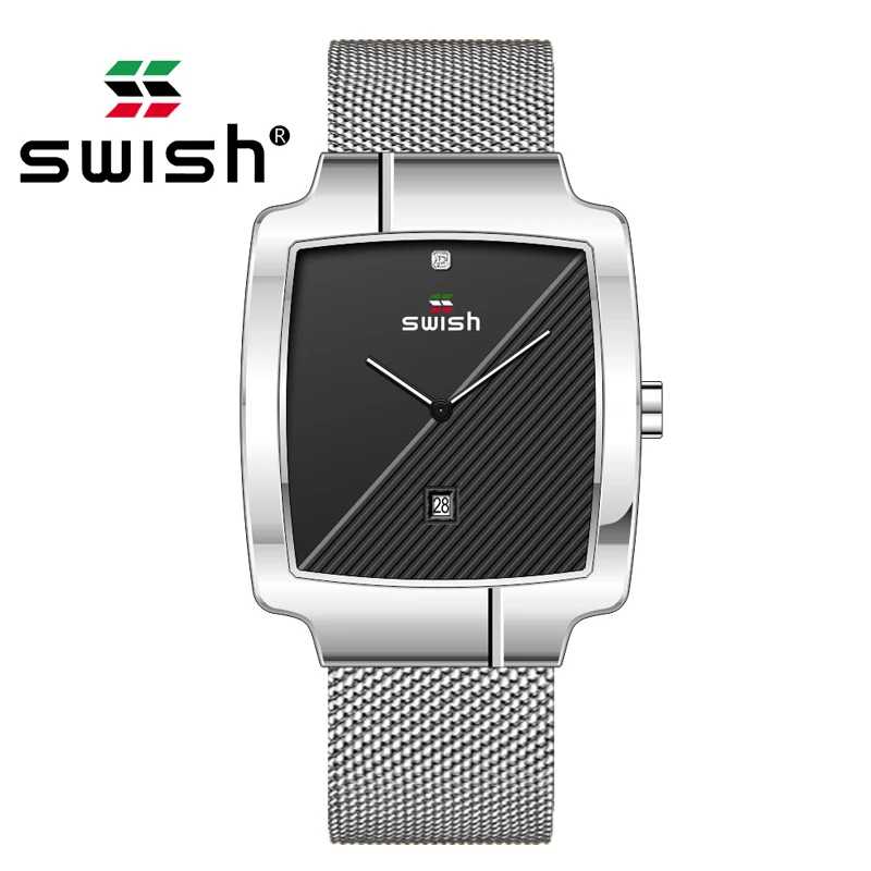 SWISH Top Brand Luxury Fashion Business Big Dial Sport Waterproof Date Watches Mens Relojes Stainless Steel Men Watch
SWISH Top Brand Luxury Fashion Business Big Dial Sport Waterproof Date Watches Mens Relojes Stainless Steel Men Watch