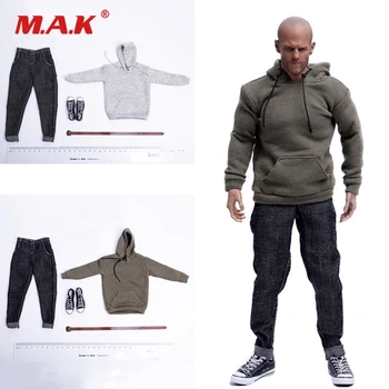 1/6 Male Clothes Accessory Pullover Hooded Sweater Denim Library Sneakers Set Model For 12" Action Figure 
1/6 Male Clothes Accessory Pullover Hooded Sweater Denim Library Sneakers Set Model For 12" Action Figure