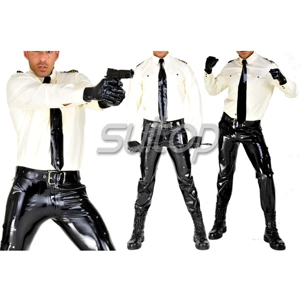 Police man rubber uniforms latex costumes military sets not including belt SUITOP customised zentai for man cosplay sir
Police man rubber uniforms latex costumes military sets not including belt SUITOP customised zentai for man cosplay sir