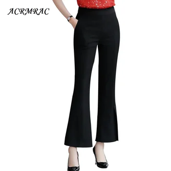 ACRMRAC Women pants Slim Solid color OL Formal Women wide leg pants Women Suit pants
ACRMRAC Women pants Slim Solid color OL Formal Women wide leg pants Women Suit pants