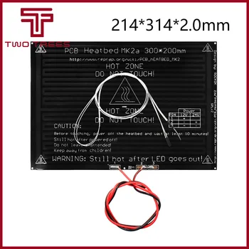 PCB Heatbed MK2A with led Resistor and cable for 3D printer Parts RepRap RAMPS 1.4 hot bed 300*200*2.0 + 100K ohm NTC 3950 Therm
PCB Heatbed MK2A with led Resistor and cable for 3D printer Parts RepRap RAMPS 1.4 hot bed 300*200*2.0 + 100K ohm NTC 3950 Therm