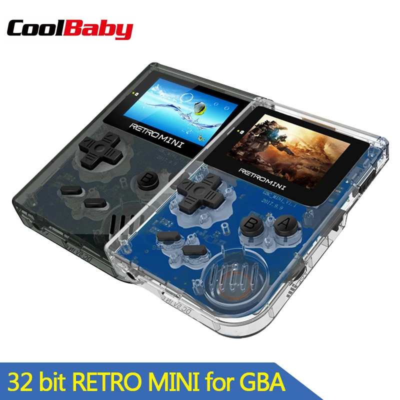 Coolbaby Retro Game Console 32 Bit Portable Mini Handheld Game Players Built-in 169 For GBA Classic Games Gift Toy For Kids
Coolbaby Retro Game Console 32 Bit Portable Mini Handheld Game Players Built-in 169 For GBA Classic Games Gift Toy For Kids