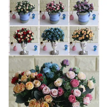 10pcs artificial rose bunch flower fake flower Accessories 12 heads for Wedding Home Decorative Artificial Flowers
10pcs artificial rose bunch flower fake flower Accessories 12 heads for Wedding Home Decorative Artificial Flowers