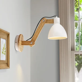 LOFT Nordic Modern wooden Wall Lamp Lights For Bedroom Home Lighting led Wall Sconce solid wooden wall light E27 bedside lamp
LOFT Nordic Modern wooden Wall Lamp Lights For Bedroom Home Lighting led Wall Sconce solid wooden wall light E27 bedside lamp