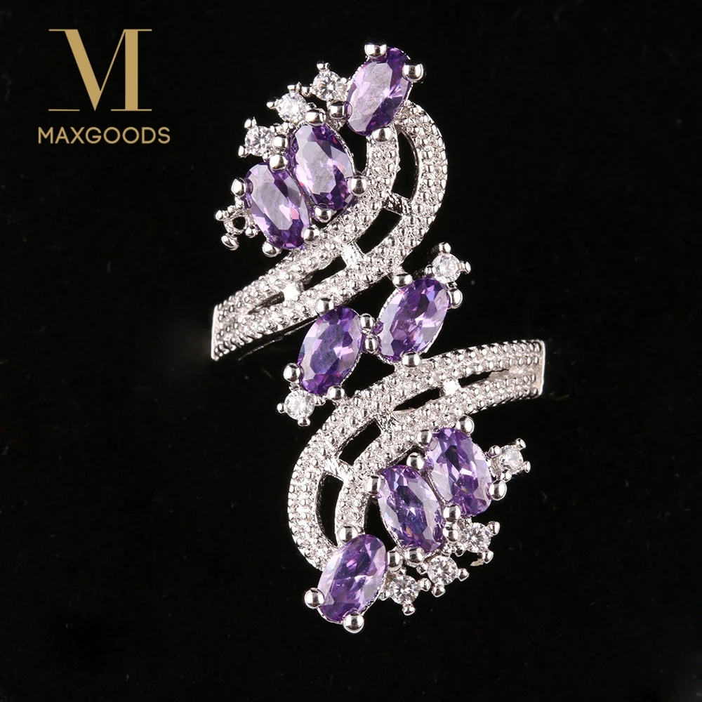 1 Pcs High Quality Silver Color Cubic Zircon Finger Ring for Women Party Wedding Size 6-9
1 Pcs High Quality Silver Color Cubic Zircon Finger Ring for Women Party Wedding Size 6-9