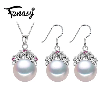 FENASY 925 Sterling Silver jewelry sets natural Pearl necklace for women bohemian ruby long hanging ruby flower earrings
FENASY 925 Sterling Silver jewelry sets natural Pearl necklace for women bohemian ruby long hanging ruby flower earrings