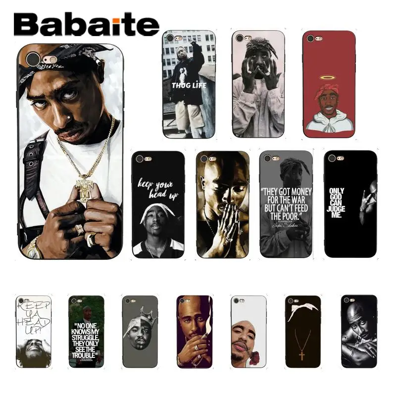 Babaite 2Pac Tupac Pattern TPU Soft Phone Case for iPhone 8 7 6 6S Plus X XS MAX 5 5S SE XR 10 Cases Fundas Capa Coque Shell
Babaite 2Pac Tupac Pattern TPU Soft Phone Case for iPhone 8 7 6 6S Plus X XS MAX 5 5S SE XR 10 Cases Fundas Capa Coque Shell
