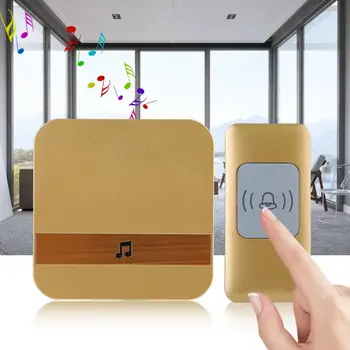 1V5 Door Bell Kit Transmitter Receiver Remote Digital Wireless Waterproof 110-240V US Plug Smart Security Doorbell
1V5 Door Bell Kit Transmitter Receiver Remote Digital Wireless Waterproof 110-240V US Plug Smart Security Doorbell