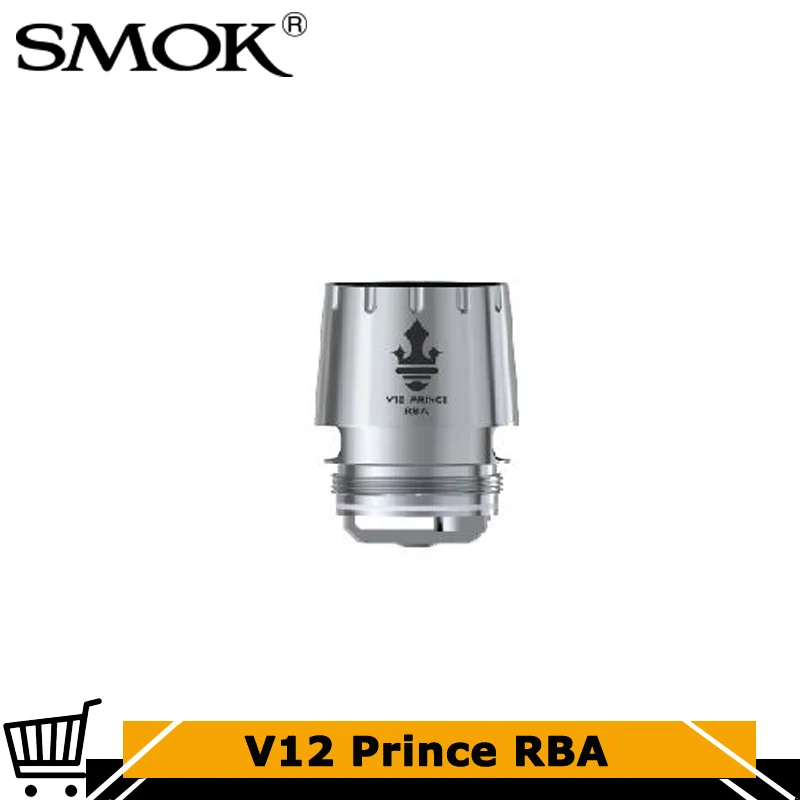 

1 Piece SMOK TFV12 Prince RBA 0.25ohm Dual Coil V12 Prince-RBA Core Evaporator Fit SMOK TFV12 Prince Atomzier X-Priv Vape