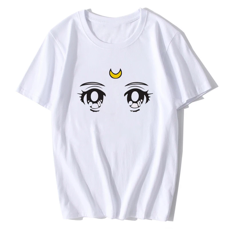 Sailor Moon Eye T Shirt Women T-shirt Harajuku Japanese Anime Sailor Moon Clothes T Shirt Female Cute Kawaii Tshirt Summer Tops
Sailor Moon Eye T Shirt Women T-shirt Harajuku Japanese Anime Sailor Moon Clothes T Shirt Female Cute Kawaii Tshirt Summer Tops