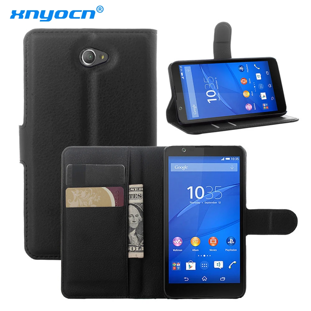 Luxury Wallet PU Leather Case Cover For Sony Xperia E4 E2105 Case Flip Back Cover For Sony Xperia E4 Dual E2115 Case With Gift
Luxury Wallet PU Leather Case Cover For Sony Xperia E4 E2105 Case Flip Back Cover For Sony Xperia E4 Dual E2115 Case With Gift