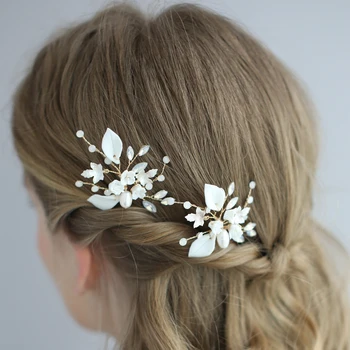 Charming Bridal Hairpin Set Handmade Clay Floral Wedding Headpiece Fashion Women Hair Accessories Bridesmaid Hair Jewelry
Charming Bridal Hairpin Set Handmade Clay Floral Wedding Headpiece Fashion Women Hair Accessories Bridesmaid Hair Jewelry