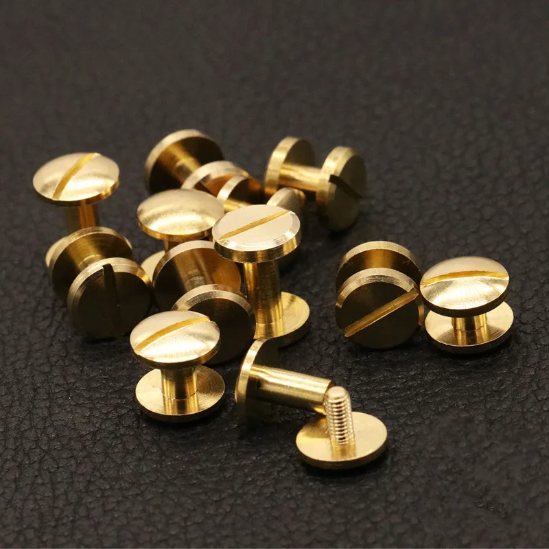 10pcs 4-12mm luggage leather metal craft solid screw nail rivet double flat head belt / strap rivets copper big quality luggage
10pcs 4-12mm luggage leather metal craft solid screw nail rivet double flat head belt / strap rivets copper big quality luggage