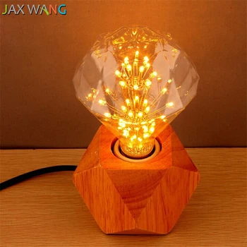 JW_American Wooden E27 Table Lamps Diamond Shape Lights Holder Modern Cabinet Desktop LED Lamps for Bar Bedroom Bedside Lighting
JW_American Wooden E27 Table Lamps Diamond Shape Lights Holder Modern Cabinet Desktop LED Lamps for Bar Bedroom Bedside Lighting