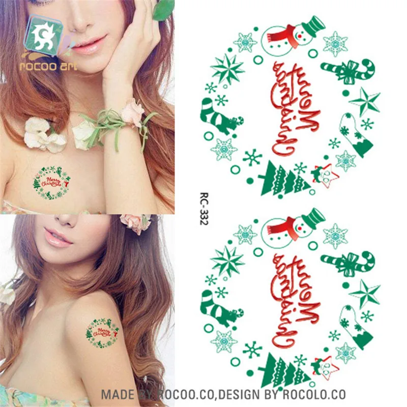 Body Art waterproof temporary tattoos for men and women 3d Christmas gift design small arm tattoo sticker wholesales RC2332
Body Art waterproof temporary tattoos for men and women 3d Christmas gift design small arm tattoo sticker wholesales RC2332