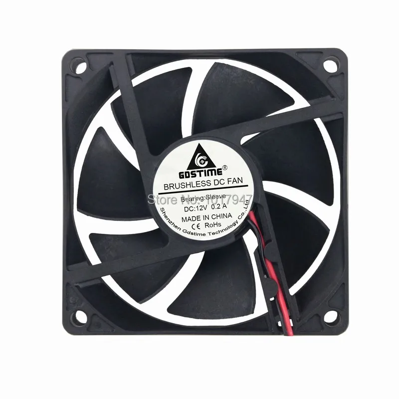 5Piecs Lot Gdstime DC 12V 2Pin 8cm 80mm x 20mm 8cm 8020S Industrial Air Flow Brushless Cooler Fan
5Piecs Lot Gdstime DC 12V 2Pin 8cm 80mm x 20mm 8cm 8020S Industrial Air Flow Brushless Cooler Fan