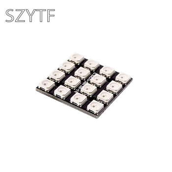 New WS2812B 4*4 Bit RGB LED Full-color Drive 16 Bit Lights Development Board CJMCU2816
New WS2812B 4*4 Bit RGB LED Full-color Drive 16 Bit Lights Development Board CJMCU2816