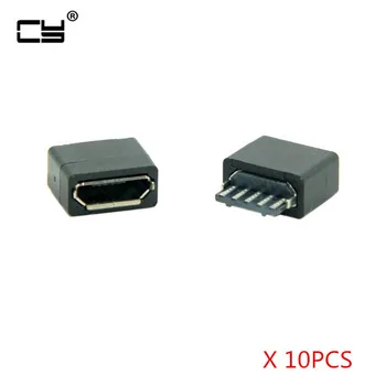 10Pcs Type B Micro USB Female 5 Pin Jack Port Socket Connector Solder Type Repair Parts
10Pcs Type B Micro USB Female 5 Pin Jack Port Socket Connector Solder Type Repair Parts