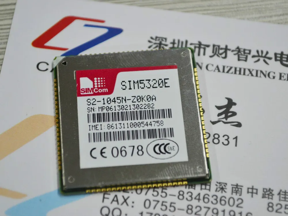 

SIM5320E HSDPA/WCDMA and Quad-Band GSM/GPRS/EDGE In store promotion 100% NEW&OriginalSIMCOM We have a good technical services