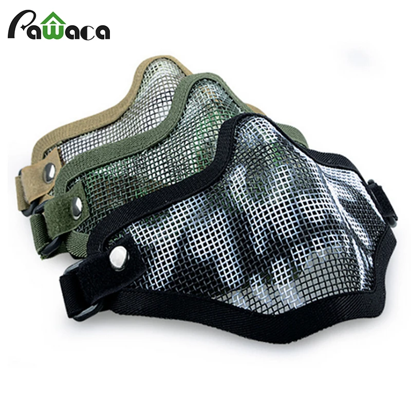 Boutique Tactical Hunting Mental Wire Half Mask Outdoor Bicycle Riding Outdoor Field CS Mesh Airsoft Mask Paintball Resistant
Boutique Tactical Hunting Mental Wire Half Mask Outdoor Bicycle Riding Outdoor Field CS Mesh Airsoft Mask Paintball Resistant