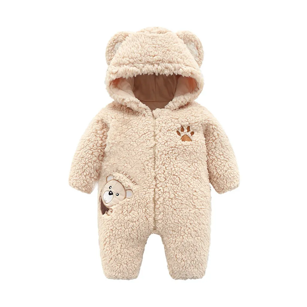 ARLONEET Newborn Baby Plush and velvet warm romper Girl Boy Solid Cartoon Bear Velvet Hooded Jumpsuit Zipper Romper J0606
ARLONEET Newborn Baby Plush and velvet warm romper Girl Boy Solid Cartoon Bear Velvet Hooded Jumpsuit Zipper Romper J0606