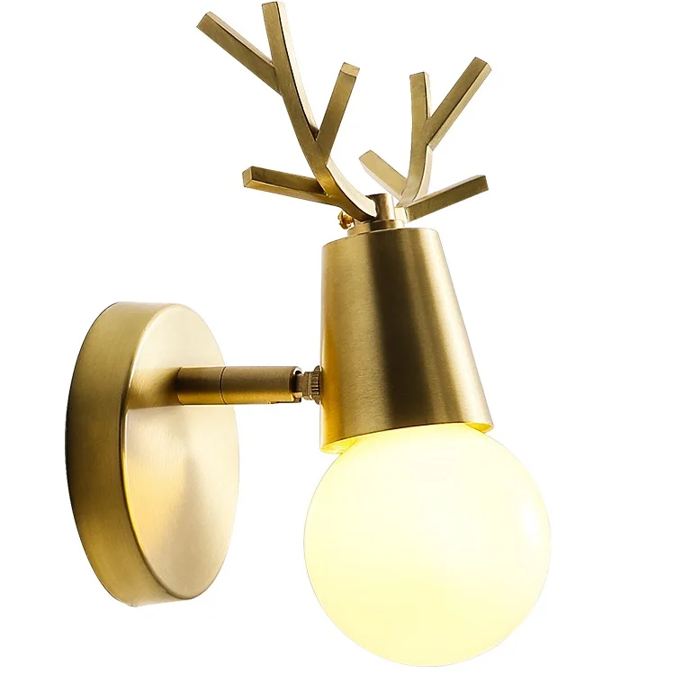Modern Wall Lamp LED Bathroom Light Fixtures Bedroom Copper Wall Sconce Lamps Angle Adjustale Arandela Creative Antlers Lights
Modern Wall Lamp LED Bathroom Light Fixtures Bedroom Copper Wall Sconce Lamps Angle Adjustale Arandela Creative Antlers Lights
