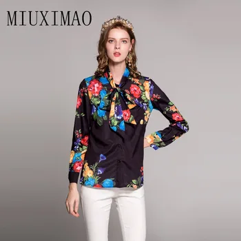 2018 Latest High Quality Fashion Blouse Turn-down Collar Full Sleeve Bow Floral Printed Casual Shirt Elegant Fashion Blouse Tops
2018 Latest High Quality Fashion Blouse Turn-down Collar Full Sleeve Bow Floral Printed Casual Shirt Elegant Fashion Blouse Tops