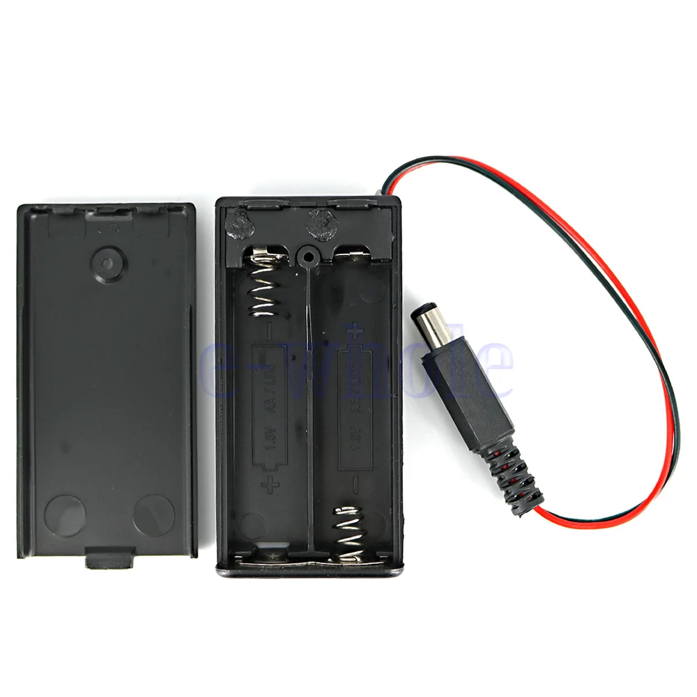 BAAQII 2X AA Plastic Battery Holder Case Box with Cover/DC Jack/Switch replacement fit for Arduino AA2789
BAAQII 2X AA Plastic Battery Holder Case Box with Cover/DC Jack/Switch replacement fit for Arduino AA2789
