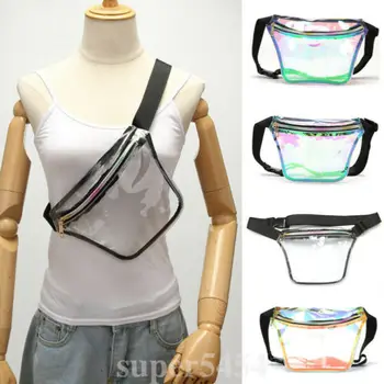 Holographic Waist Bag Women Laser Fanny Pack Purse Transparent Hip Belt Pouch Ladies Jelly Hot Waist Packs
Holographic Waist Bag Women Laser Fanny Pack Purse Transparent Hip Belt Pouch Ladies Jelly Hot Waist Packs