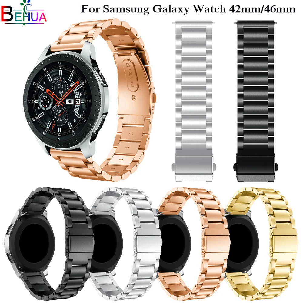 Ремешок сменный из нержавеющей стали для Samsung Galaxy Watch 42 мм/46 мм | Наручные часы