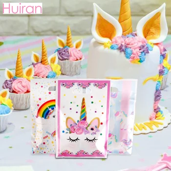 HUIRAN Rainbow Unicorn Birthday Party Decoration Small Unicorn Gift Bag Plastic Candy Bag Baby Shower Party Supplies Kids Favors
HUIRAN Rainbow Unicorn Birthday Party Decoration Small Unicorn Gift Bag Plastic Candy Bag Baby Shower Party Supplies Kids Favors