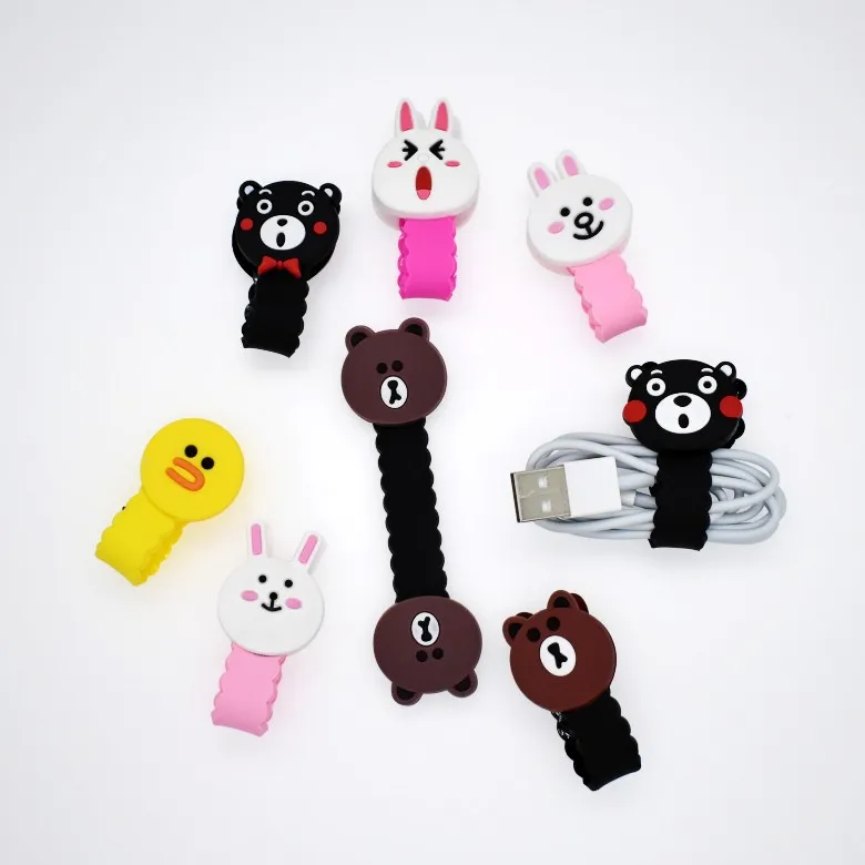 30pcs Cartoon Brown Bear Cony Rabbit DIY Cord Holder Earphone Cable Wire Organizer For iphone 5 6 7 USB Charger Cable Winder
30pcs Cartoon Brown Bear Cony Rabbit DIY Cord Holder Earphone Cable Wire Organizer For iphone 5 6 7 USB Charger Cable Winder